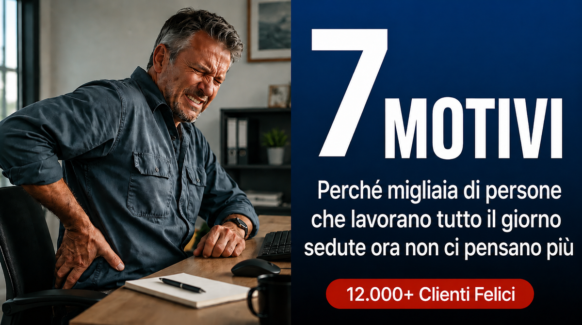 7 Motivi per cui chi lavora tutto il giorno alla scrivania ha scelto Schiena Felice